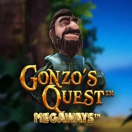 Gonzo's Quest Megaways slot logo by Red Tiger Gaming at GoldBet Casino