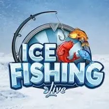 Enjoy Ice Fishing Live by Evolution – logo hosted on goldbetscasino.eu