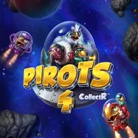 Pirots 4 slot visual from ELK Studios available on goldbetscasino.eu